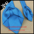 Wholesale Italian Silk Custom Fish Print Cheap Seven Folded Necktie